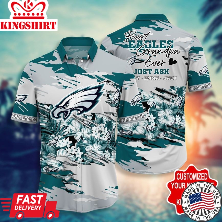 Personalized Philadelphia Eagles -Pesonalized Hawaii Shirt: Unique and Tailored to You