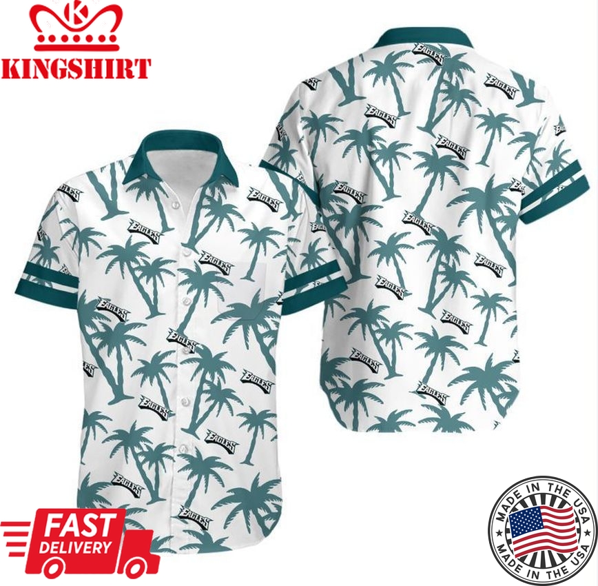 Philadelphia Eagles Coconut Tree NFL Gift for Fan Hawaiian Shirt and Shorts: Perfect for Summer