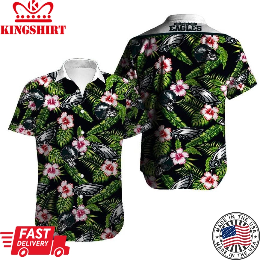 Philadelphia Eagles Hawaiian Shirt: Trending Hawaiian Shirts Design 07, Limited Edition