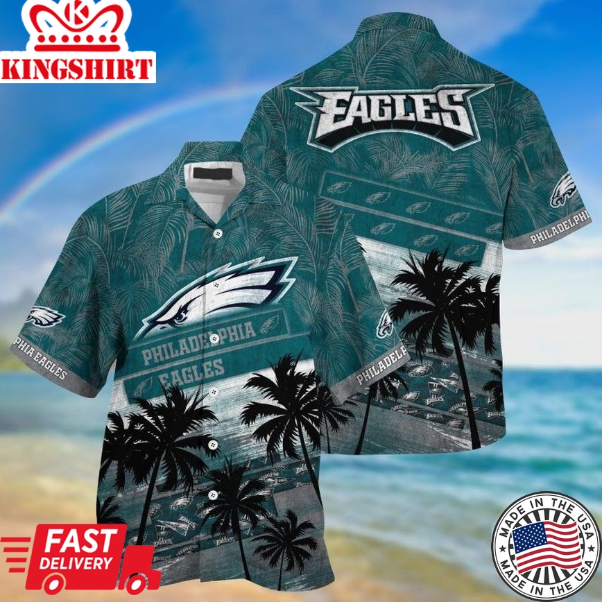 Philadelphia Eagles NFL Trending Summer Hawaiian Shirt: Stay Fashionable and Supportive