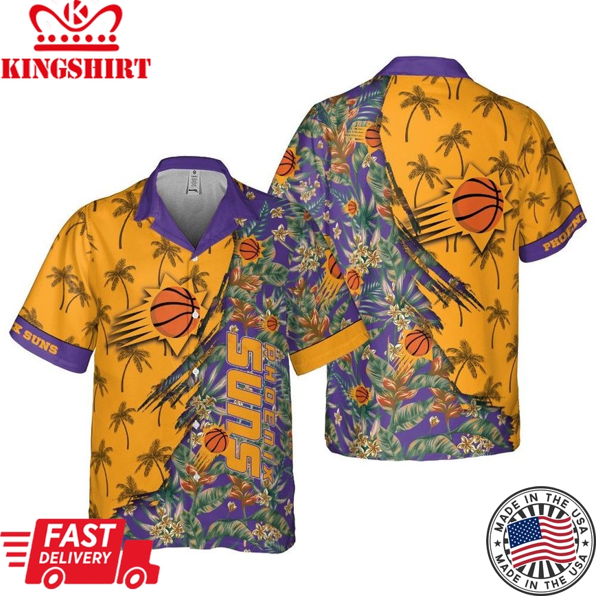 Phoenix Suns Surf Wave Hawaiian Vacation Shirt