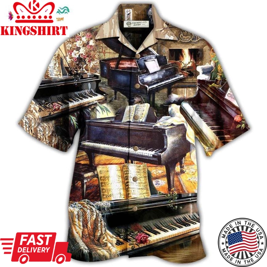 Piano Music Once A Pianist Always A Pianist Hawaiian Shirt