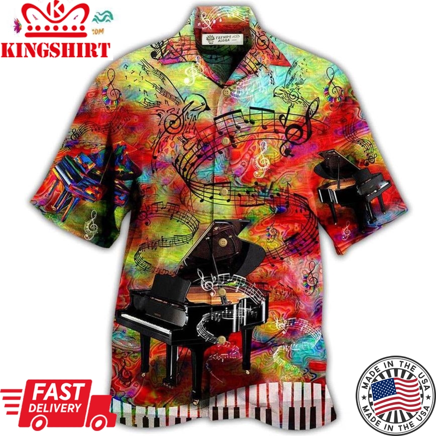 Piano Music Piano Guide You To The World Hawaiian Shirt