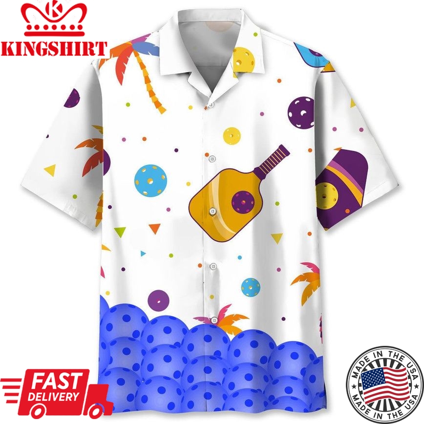 Pickleball Lovers Trendy Hawaiian Shirt