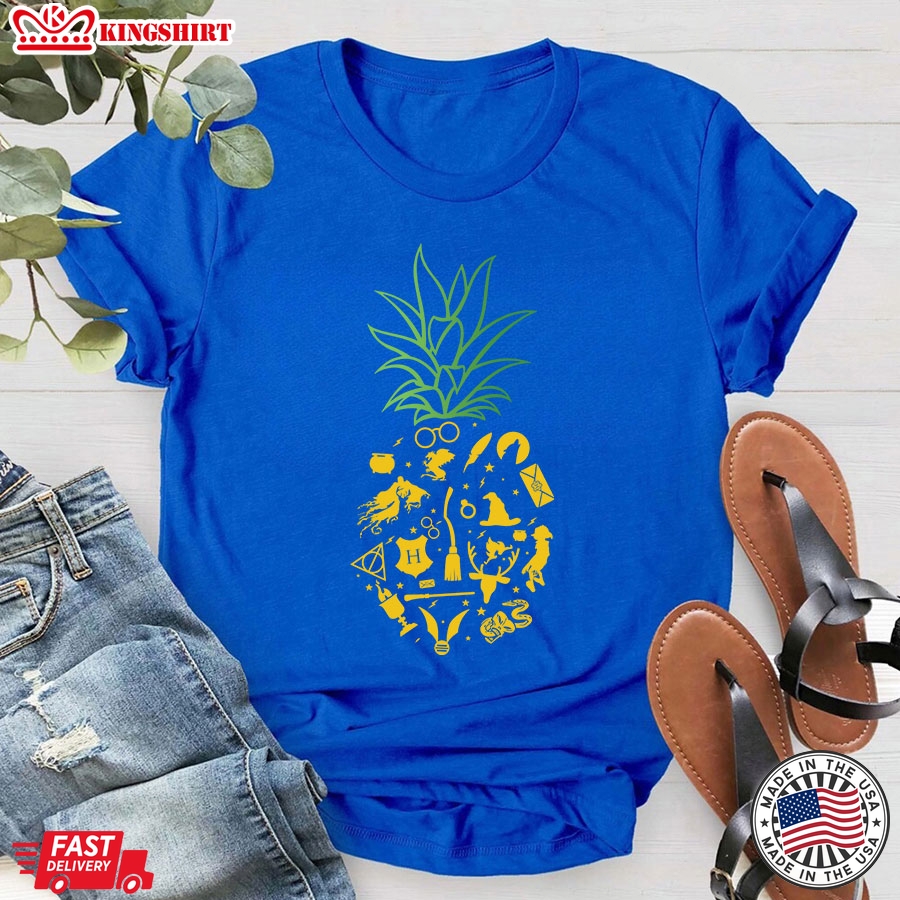 Pineapple Harry Potter Magical Wizard Power T-Shirt