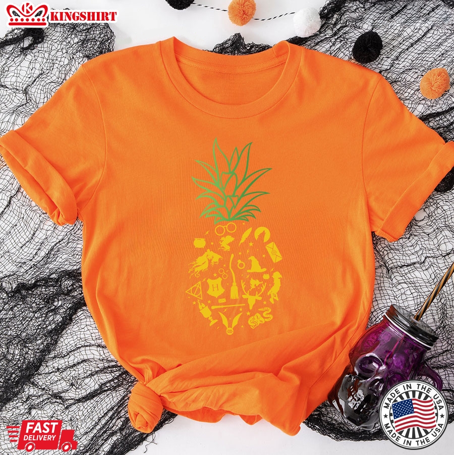 Pineapple Harry Potter Magical Wizard Power T-Shirt