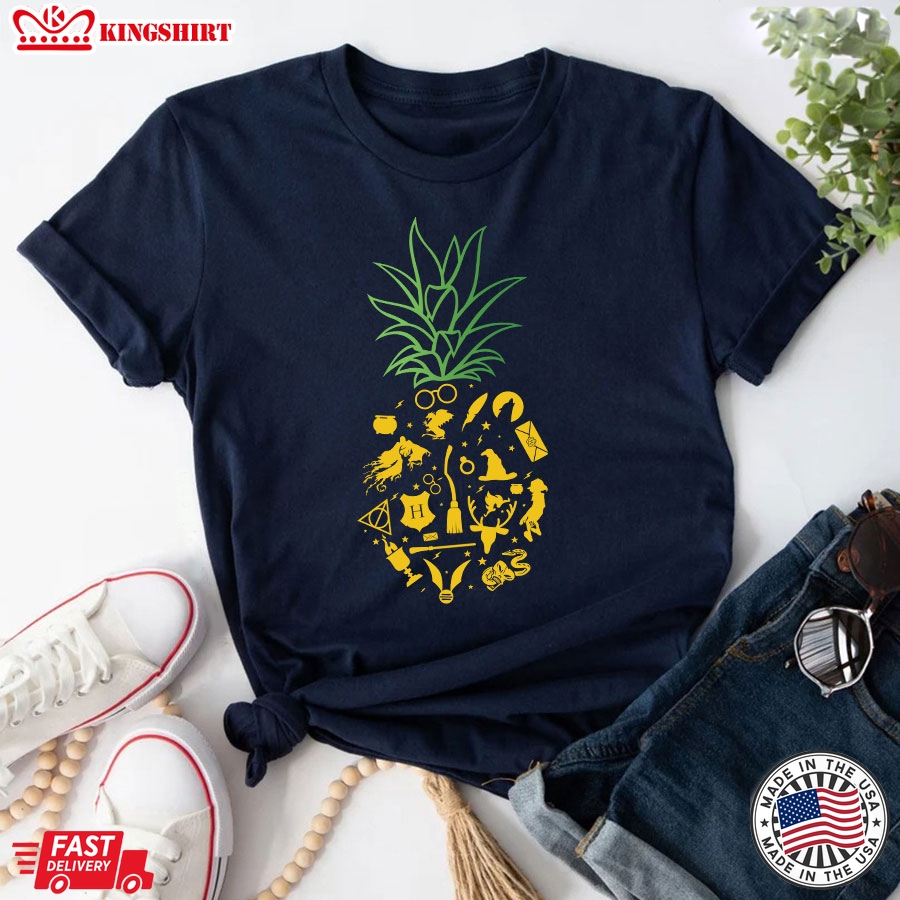 Pineapple Harry Potter Magical Wizard Power T-Shirt