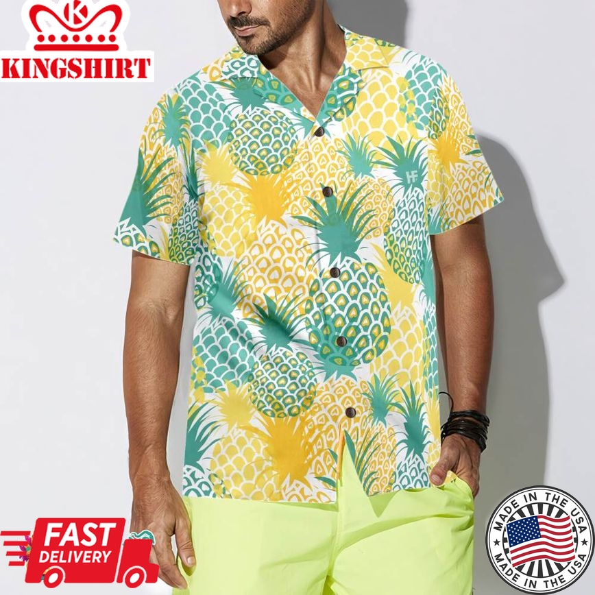 Pineapple Pattern V8 Hawaiian Shirt