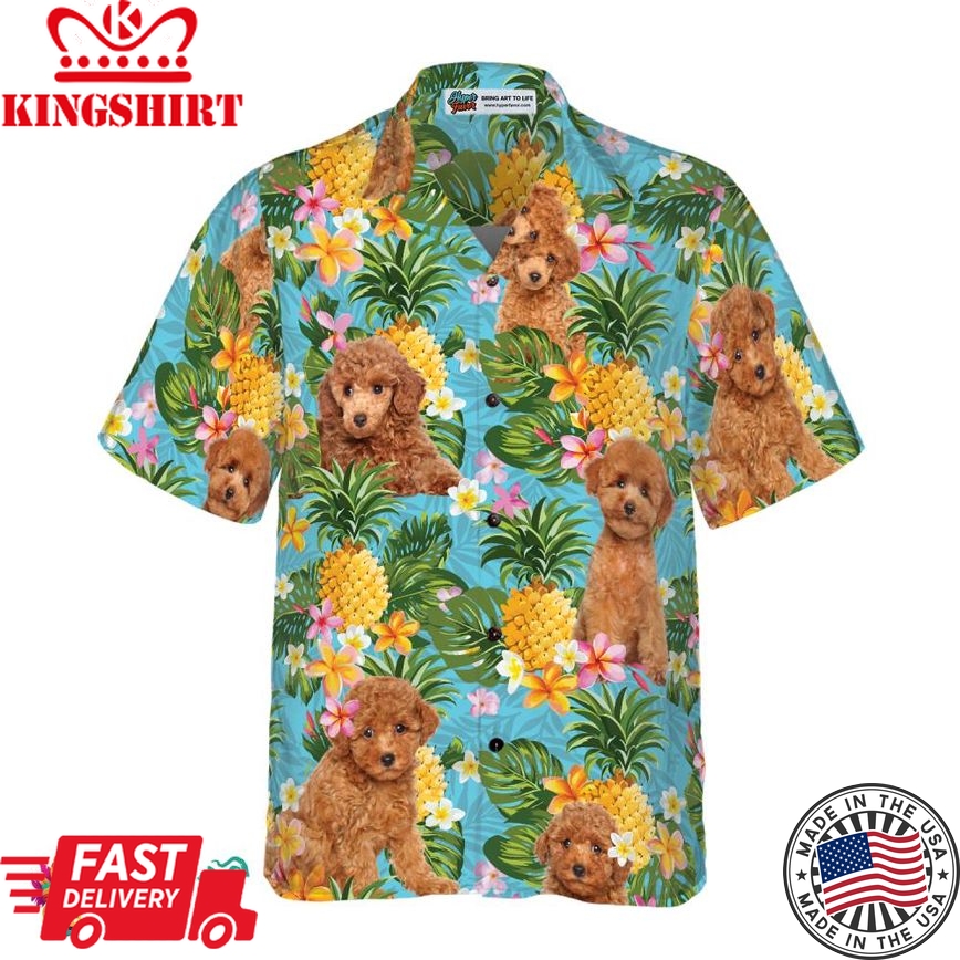 Pineapple Poodles Lover Hawaiian Shirt