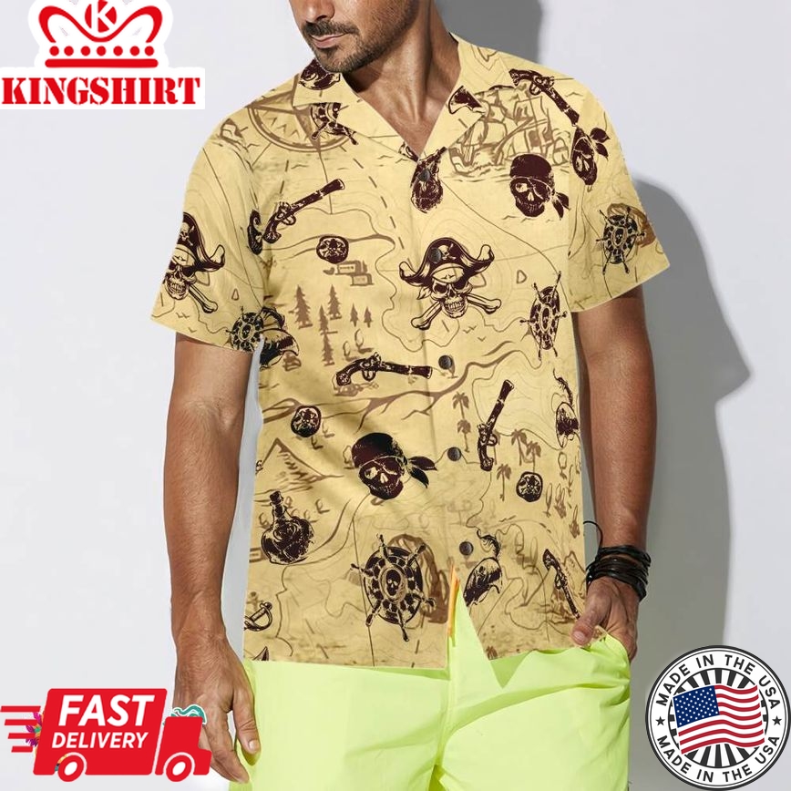 Pirate Pattern Hawaiian Shirt