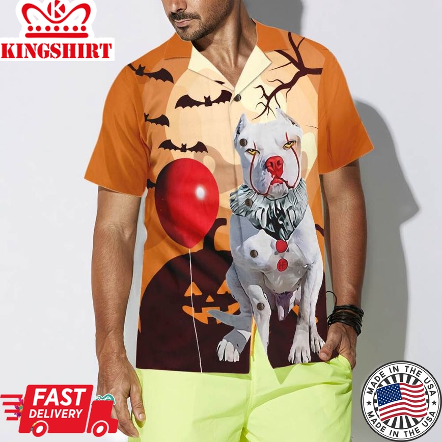 Pitbull Has Been Ready For Halloween Since Last Halloween Hawaiian Shirt, Cool Halloween Shirt For Men And Women