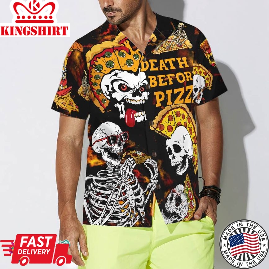 Pizza Rock Shirt For Men Hawaiian Shirt