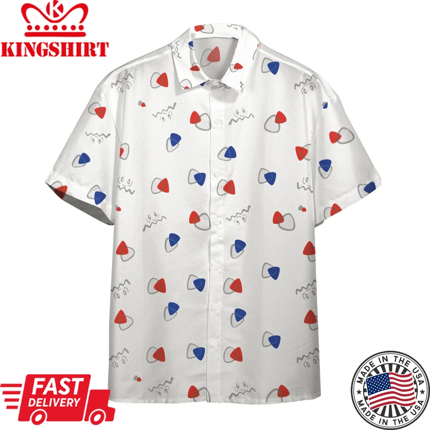 Pokemon Trendy Hawaiian Shirt Togepi Egg Pattern White Hawaii Shirt Pokemon Aloha Shirt 2022