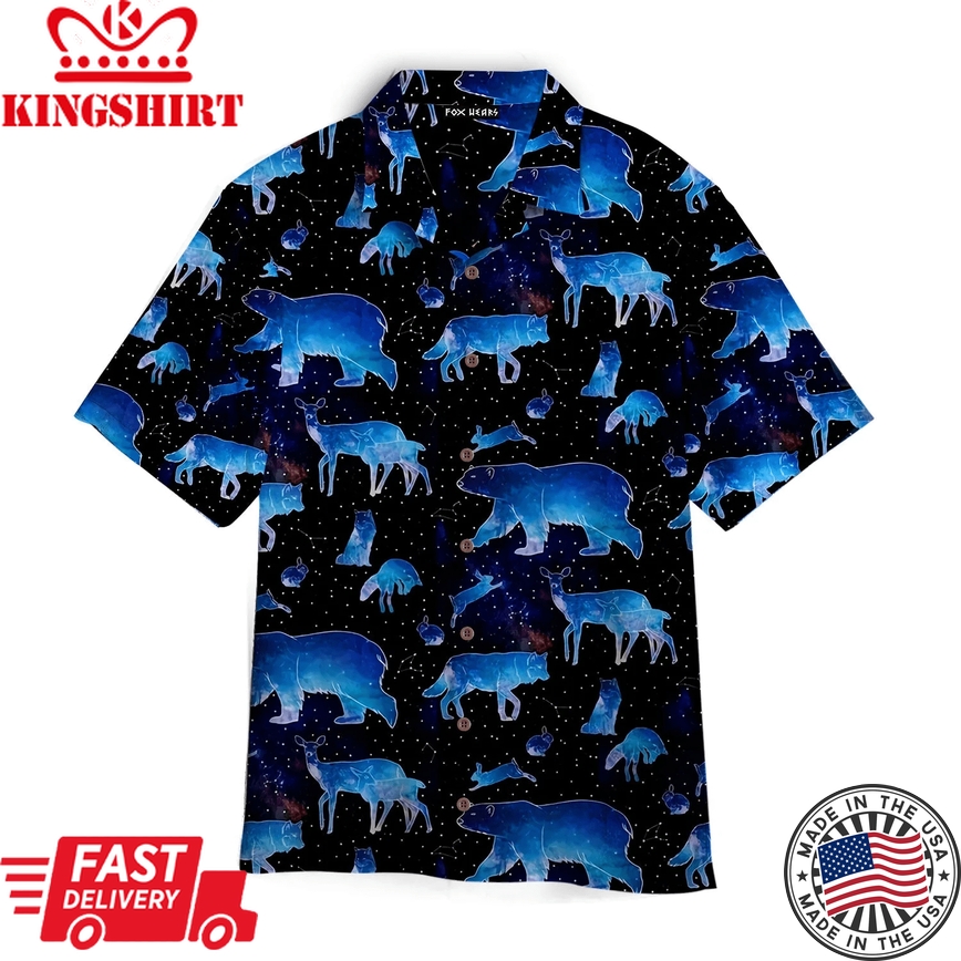 Polar Bear Trendy Hawaiian Shirt