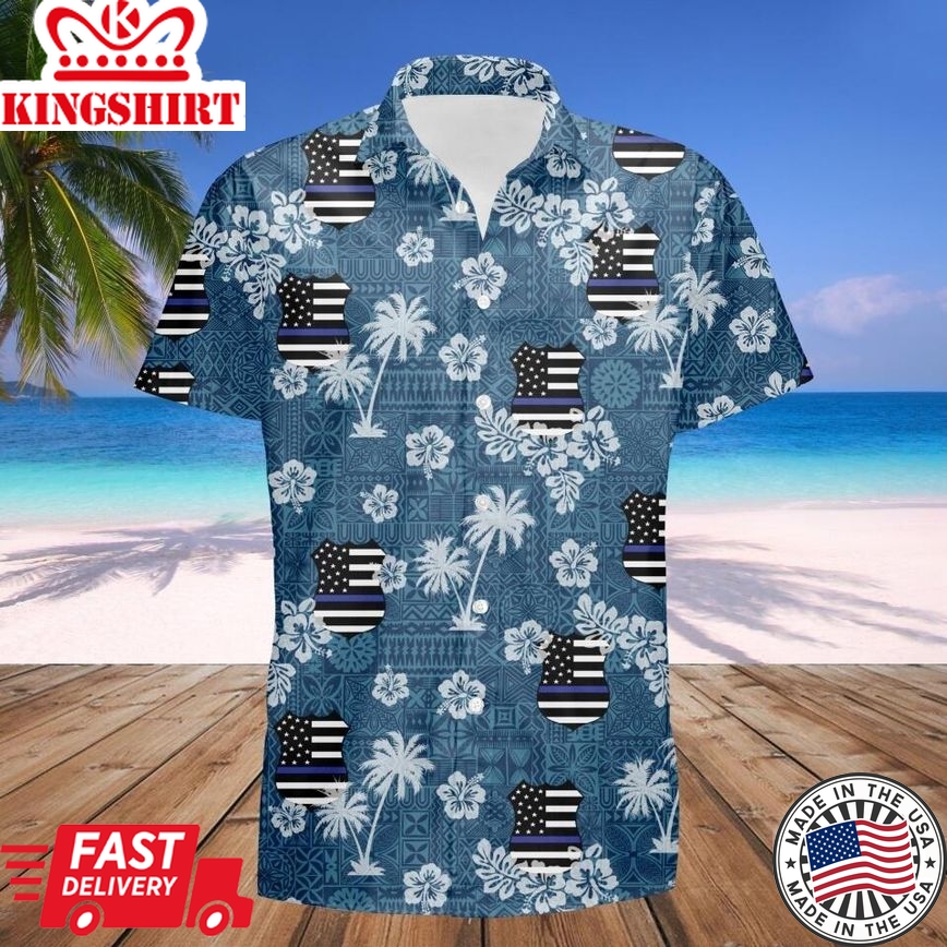 Police Hawaii T-Shirt Police Logo Gift