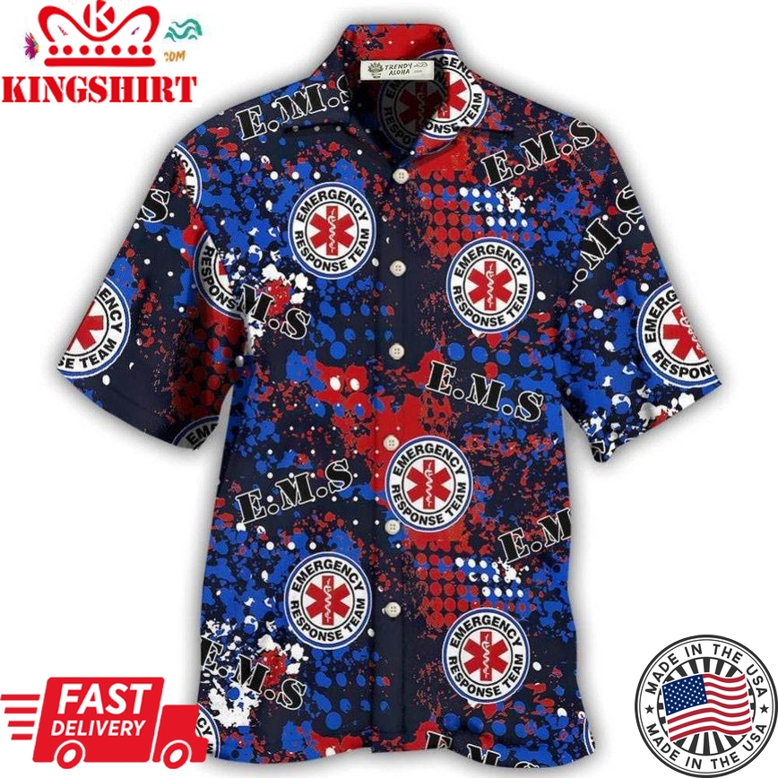 Police Military Fire And Nurses Hawaiian Shirt