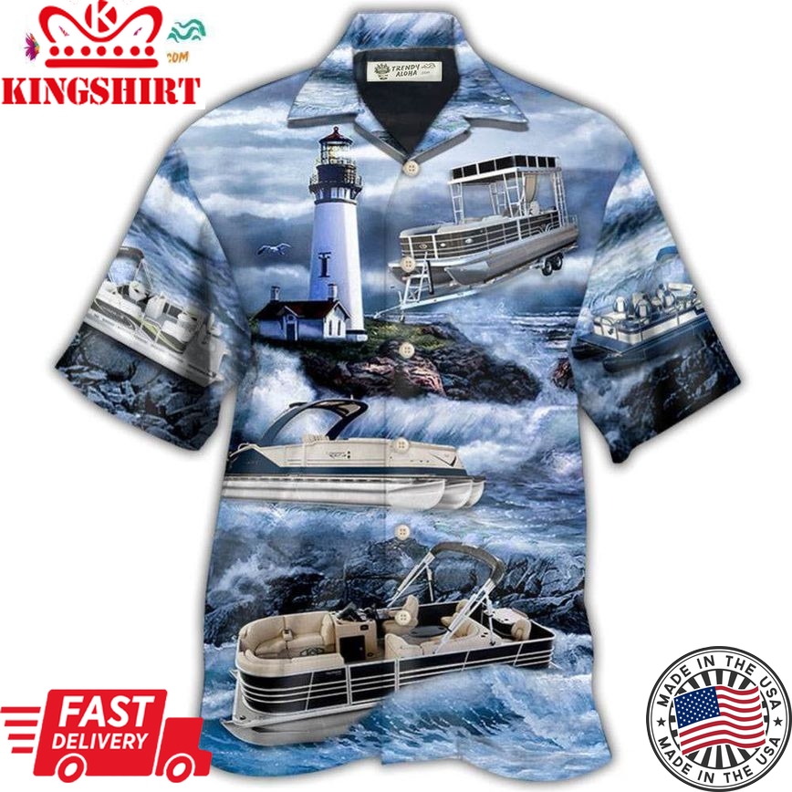 Pontoon Lighthouse Hawaiian Shirt