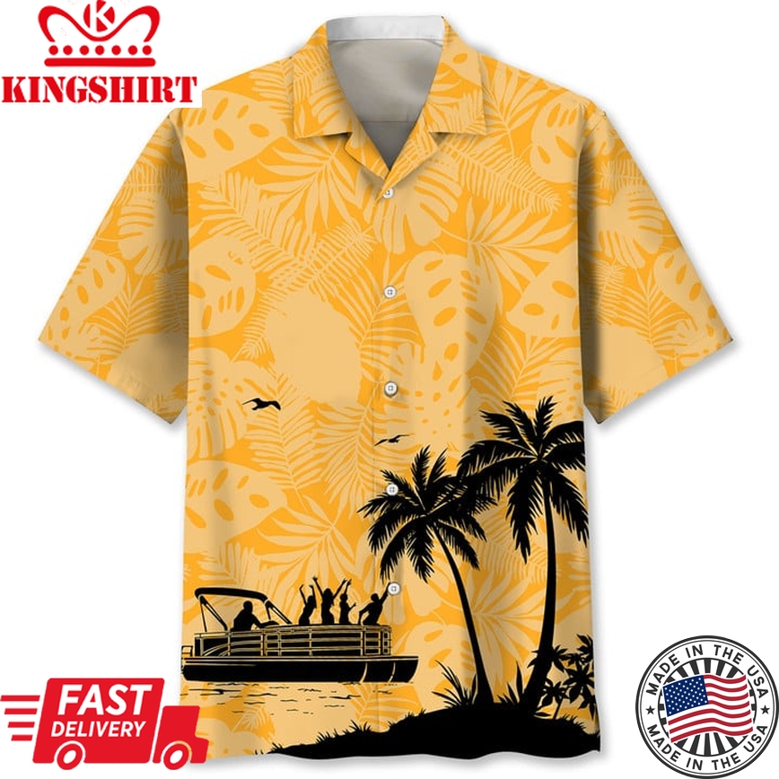 Pontoon Tropical Hawaii Shirt