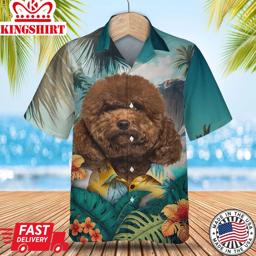 Poodle Tropic Oasis - Discover the Beauty of Hawaii with this Vibrant Shirt