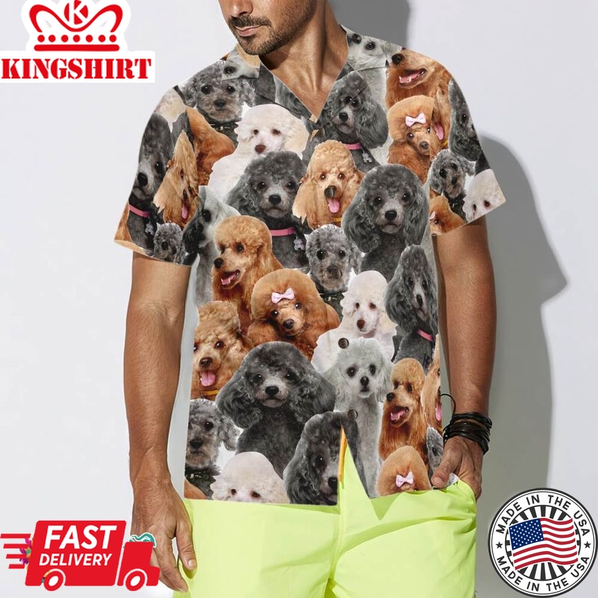 Poodles In Different Colors Poodle Hawaiian Shirt, Best Dog Shirt For Men And Women