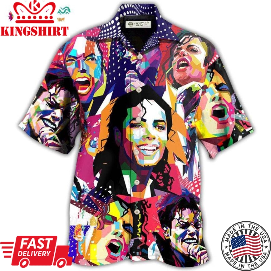 Pop Mj Pop Art Singer Hawaiian Shirt