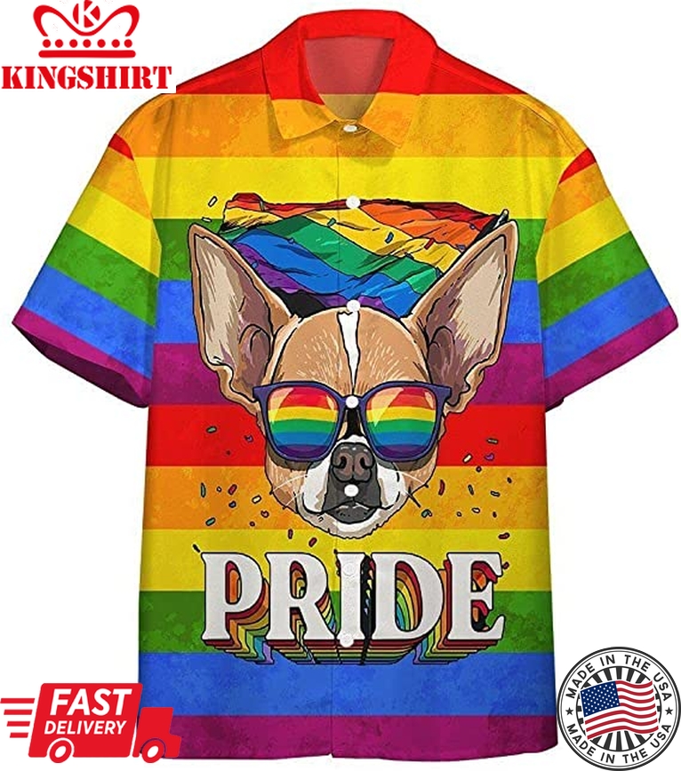 Pride 3D All Over Printed Hawaiian Shirt, Lgbt Hawaiian Pocket Shirt