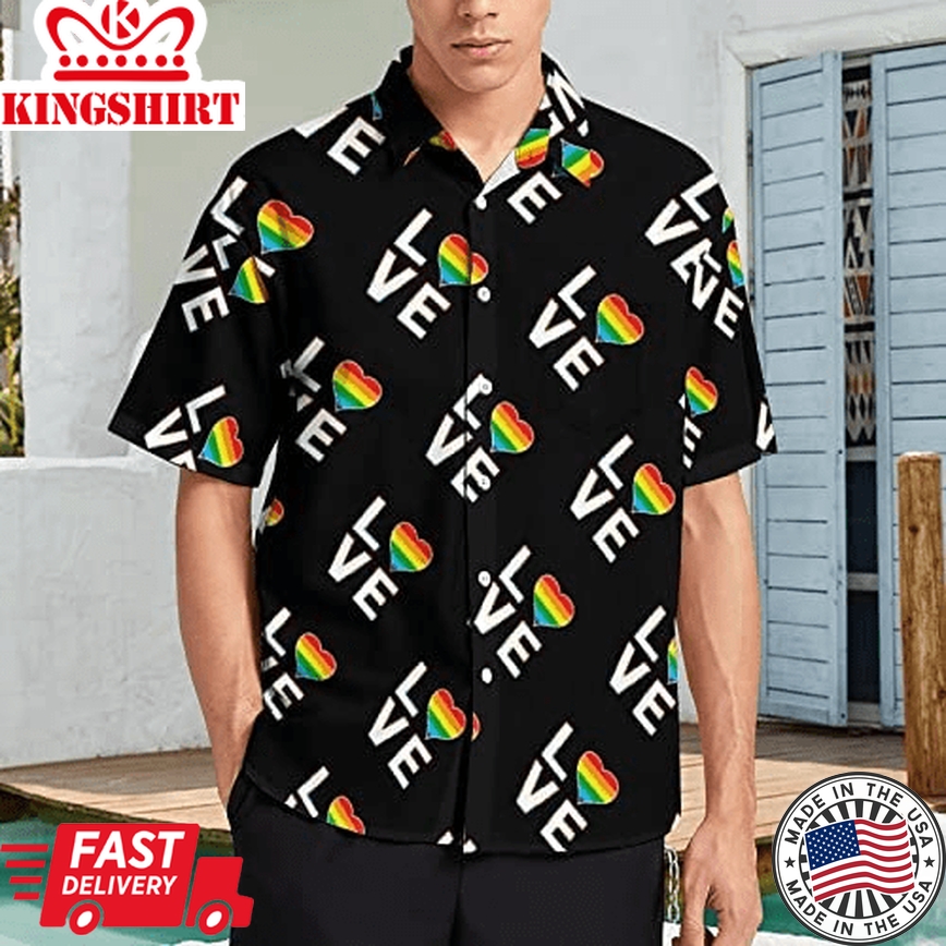 Pride Aloha: Colorful Love Hawaiian Shirt