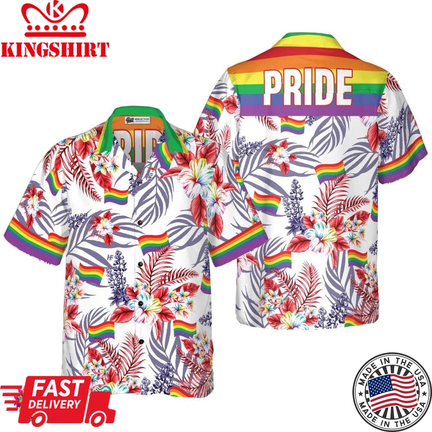 Pride Lgbt Bluebonnet Hawaiian Shirt