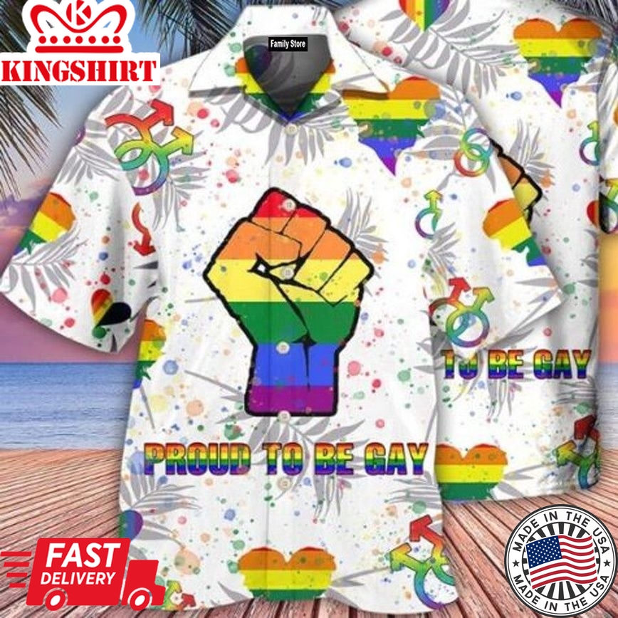 Pride Paradise: Vibrant Love Hawaiian Shirt