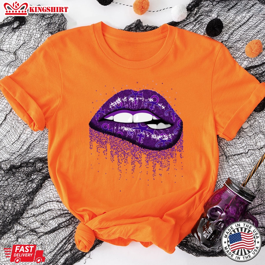 Prince Love Symbol Lips Bite T-Shirt