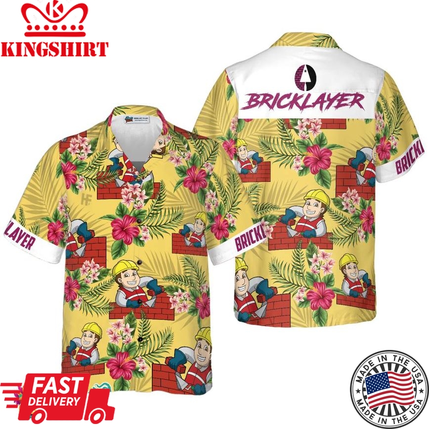 Proud Bricklayer Hawaiian Shirt