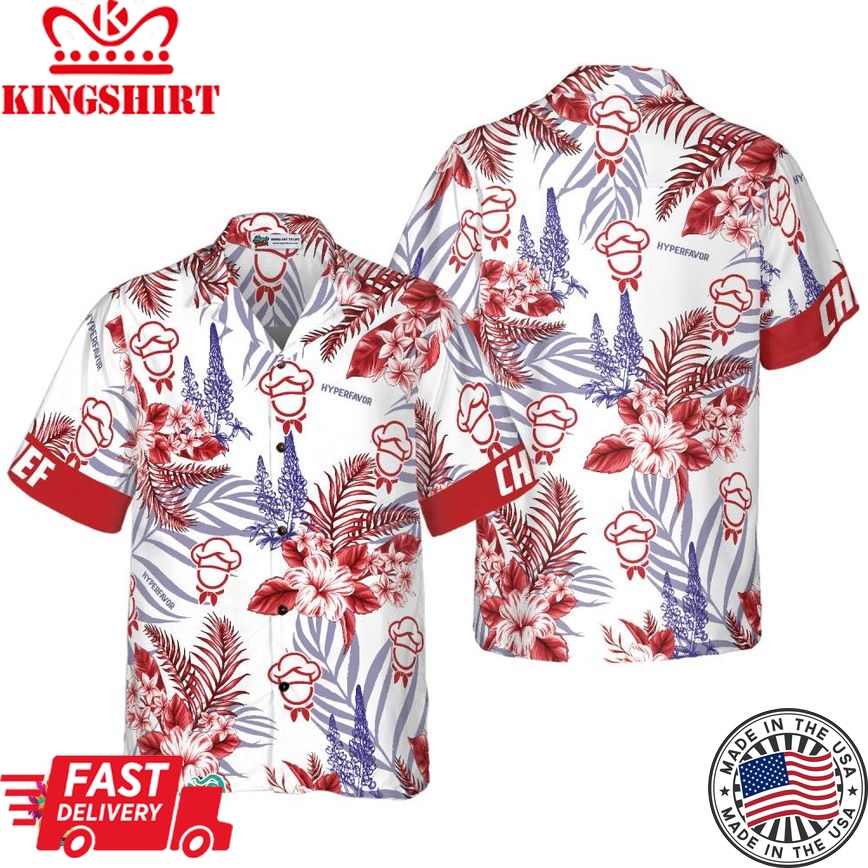 Proud Chef Bluebonnet Hawaiian Shirt