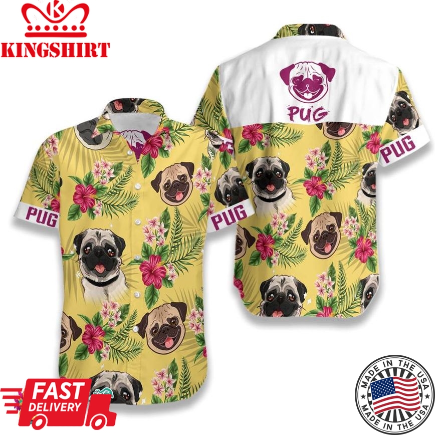 Pug Hawaiian Shirt