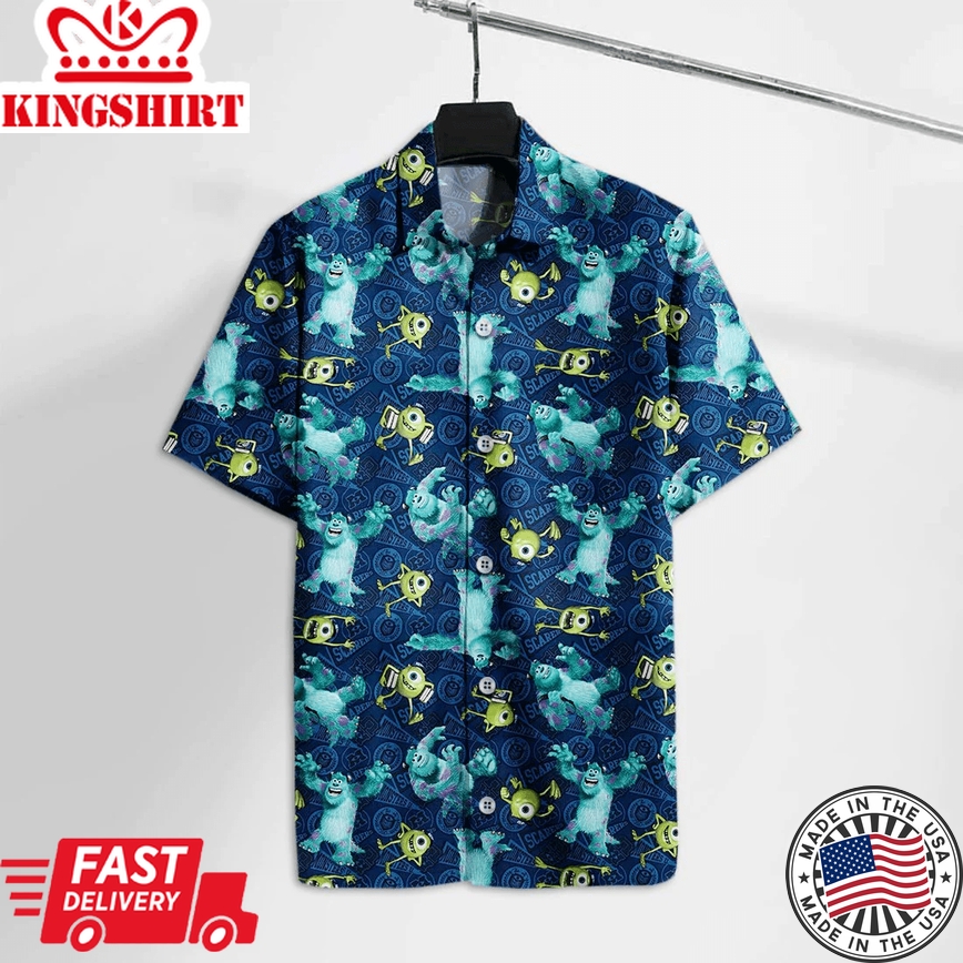 Px Trendy Hawaiian Shirt Px Monster Mike And James Hawaii Tshirt 2022