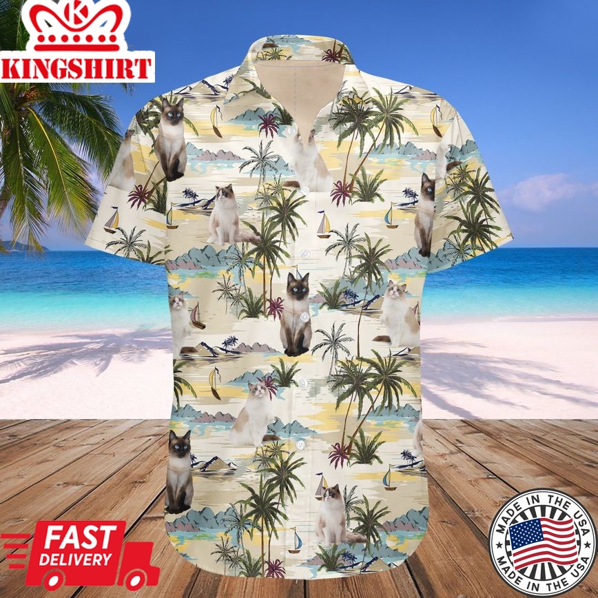 Ragdoll Cat Lovers Aloha Trendy Hawaiian Shirt