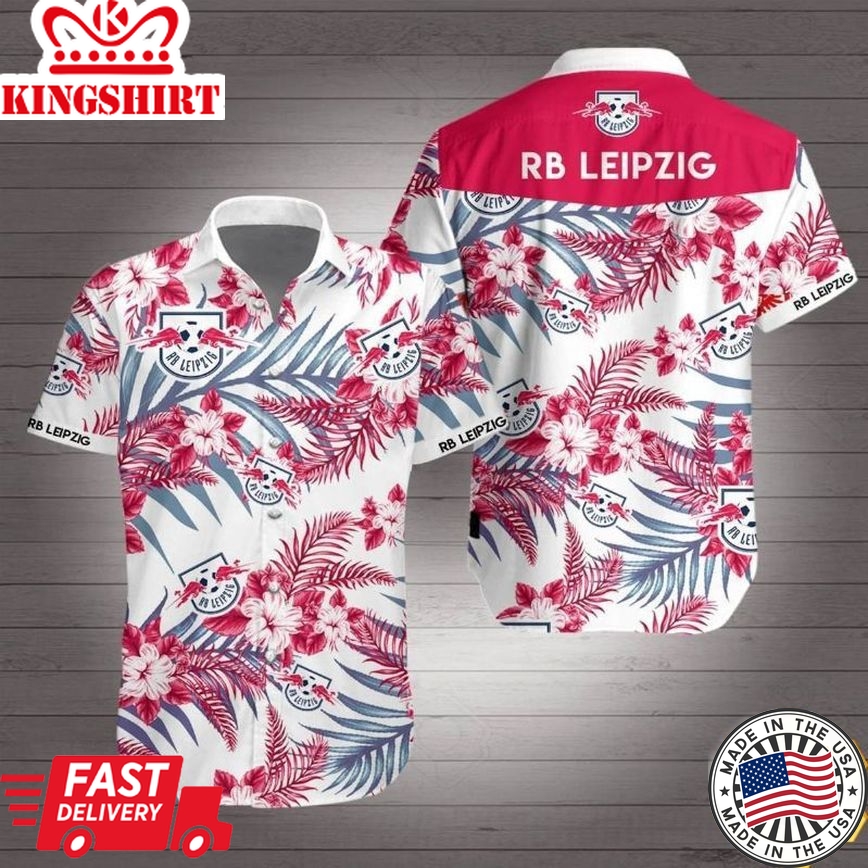 Rb Leipzig Special Style Trendy Hawaiian Shirt Aloha Shirt