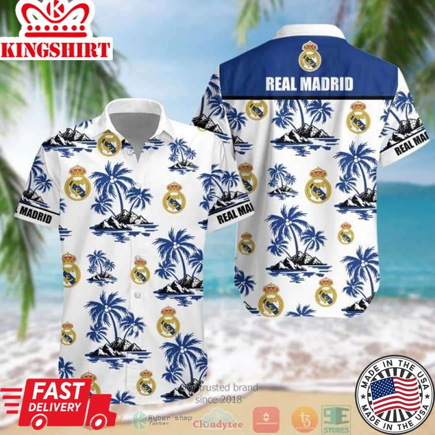 Real Madrid Coconut Island Trendy Hawaiian Shirt Aloha Shirt