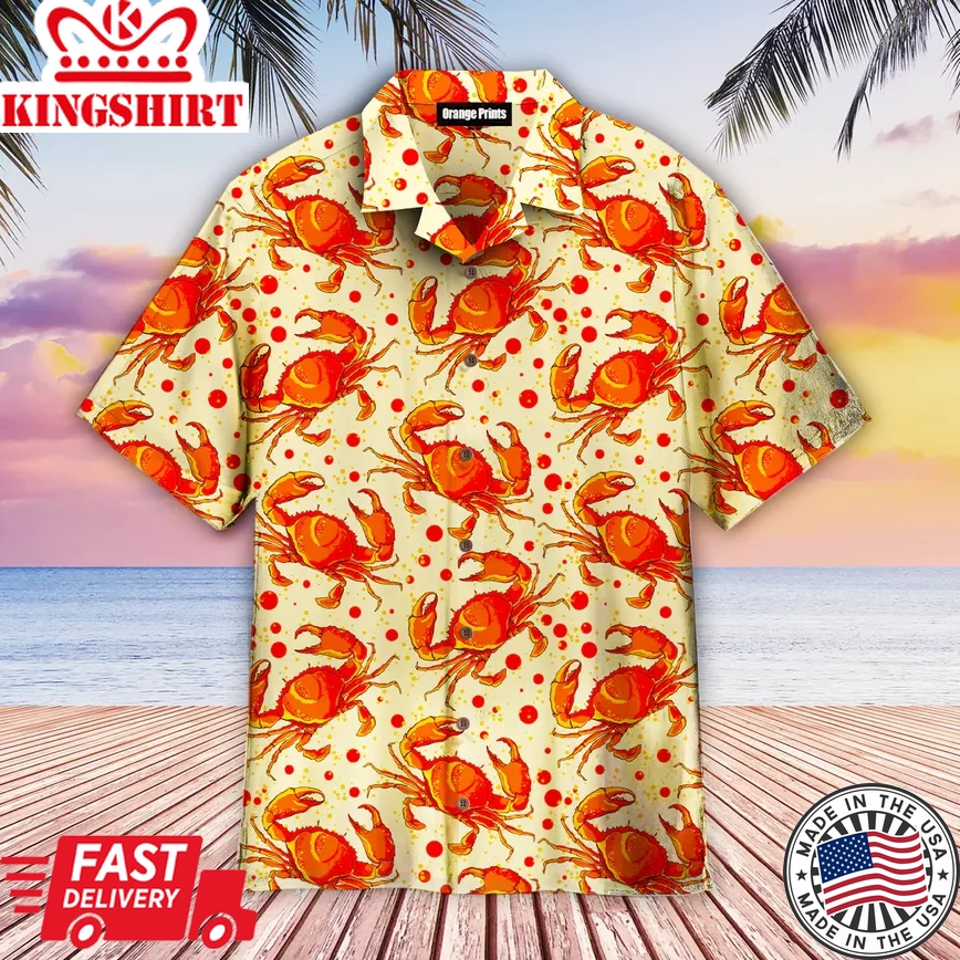 Red Crab Make So Hot Trendy Hawaiian Shirt, Crab Lover Trendy Hawaiian Shirt For Summer Gifts