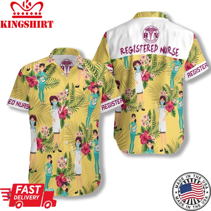 Registered Nurse Hawaiian Shirt