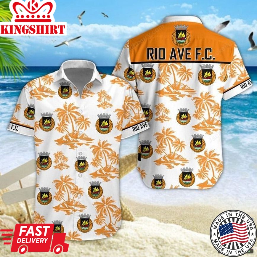 Rio Ave Fc Coconut Tree Trendy Hawaiian Shirt Aloha Shirt