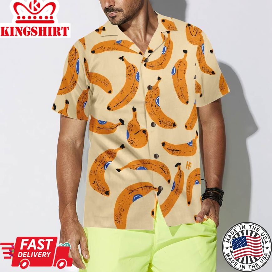 Ripe Banana Shirt For Men Hawaiian Shirt