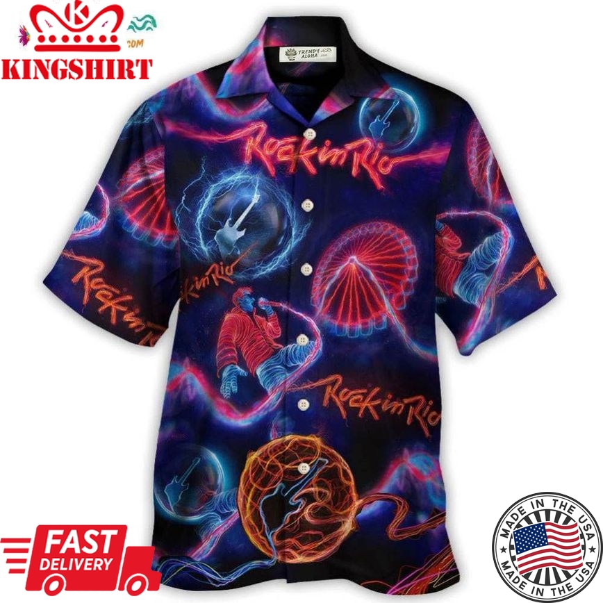 Rock In Rio Music Lover Amazing Style Hawaiian Shirt