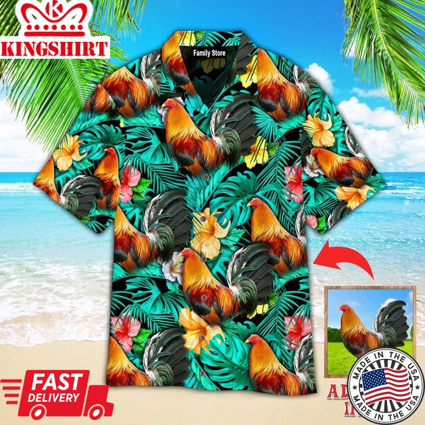 Rooster Custom Hawaiian Shirt