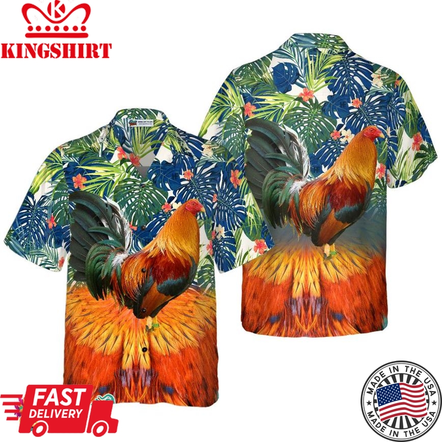 Rooster Hawaiian Shirt