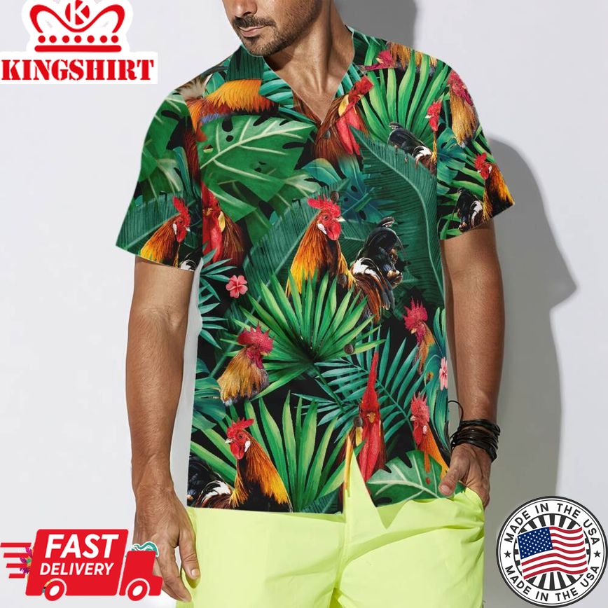 Rooster V2 Hawaiian Shirt