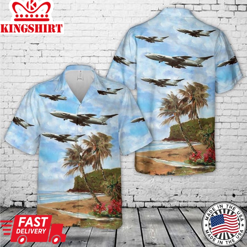 Royal Air Force Handley Page Hp-80 Victor K2 Trendy Hawaiian Shirt