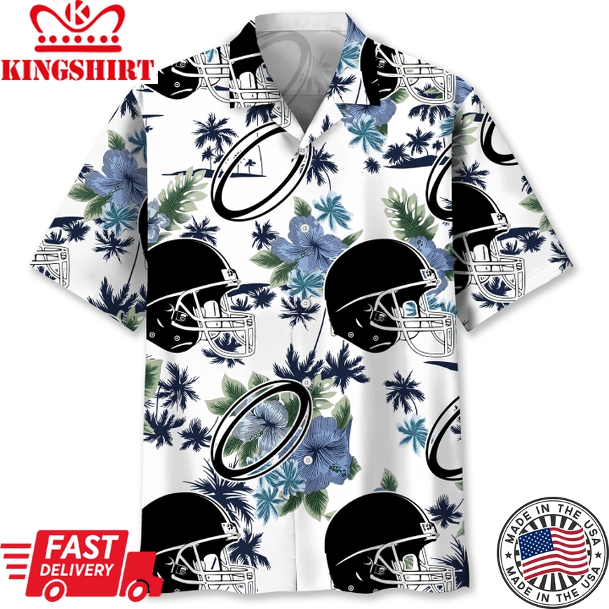 Rugby White Nature Hawaii Shirt