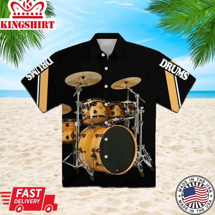 Rum Music Trendy Hawaiian Shirt For Aloha Summer Gift Shirt