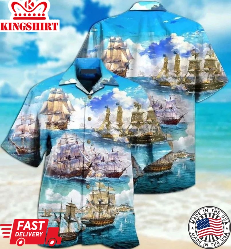 Sail Go To The Sea Hawaiian 3D Hawaii Shirt Aloha