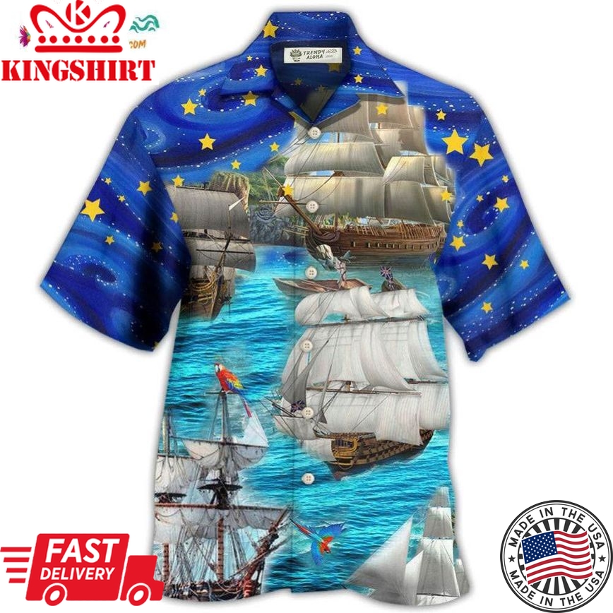 Sailing Love Ocean And Sky Christmas Style Hawaiian Shirt